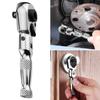 1/4inch Drive Ratcheting Wrench Featuring 72Tooth Mechanism And Reversible Switching For Precise Work Socket Wrench