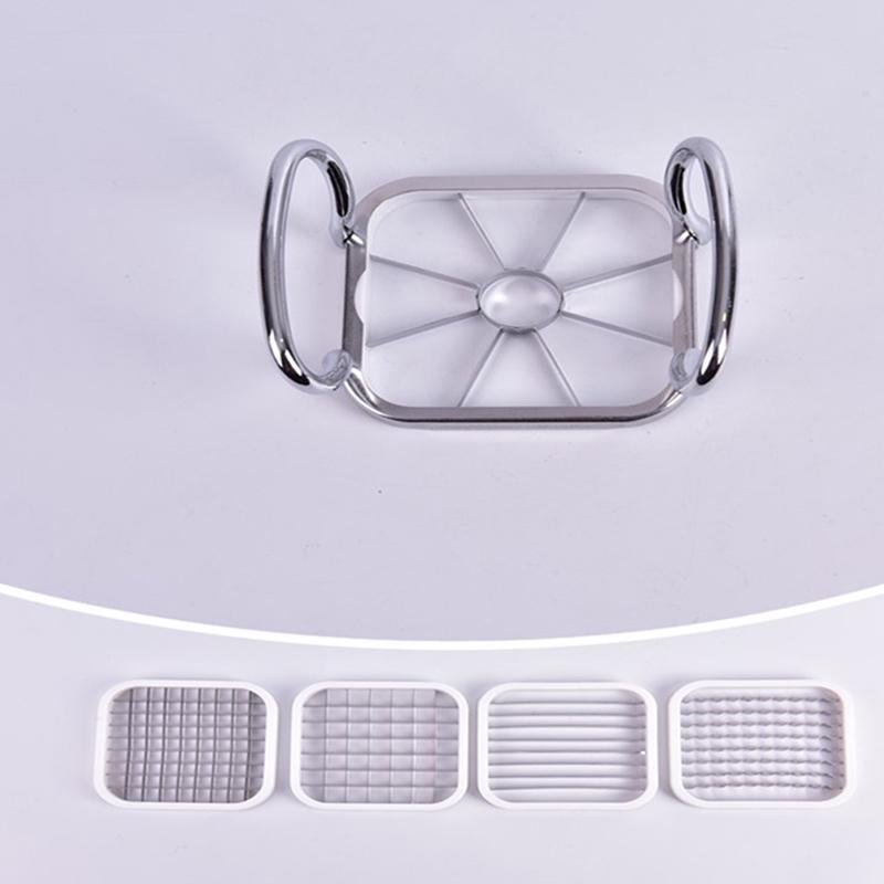 5 In 1 Stainless Steel Multifunction Vegetable Fruit Cutter Kitchen Gadgets