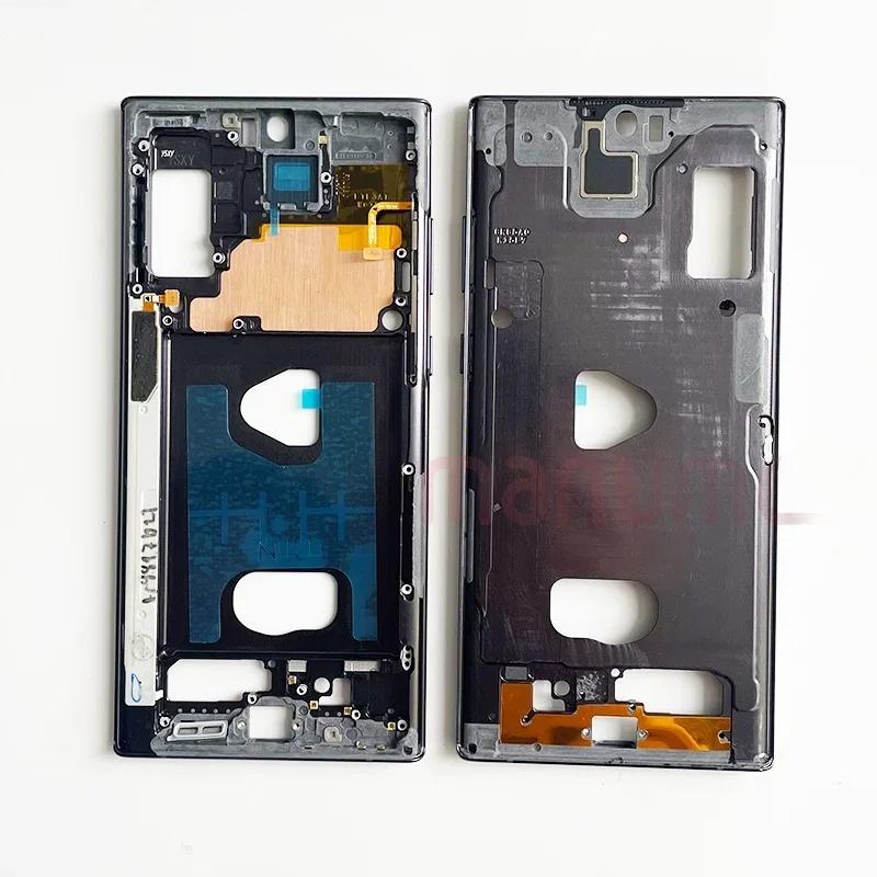 Middle Frame Bezel For Samsung Galaxy Note 10 Plus Note10+ Bracket Moblie Repair LCD Screen Refurbish
