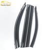 Pajero Sport 11-15 Rain Guards with Decorative Bright Strip Stickers for Exterior