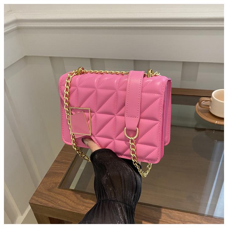 

2024 Женская Модная Повседневная Сумка Кроссбоди: Сумка-квадрат через плечо с высокой добавленной стоимостью розовый