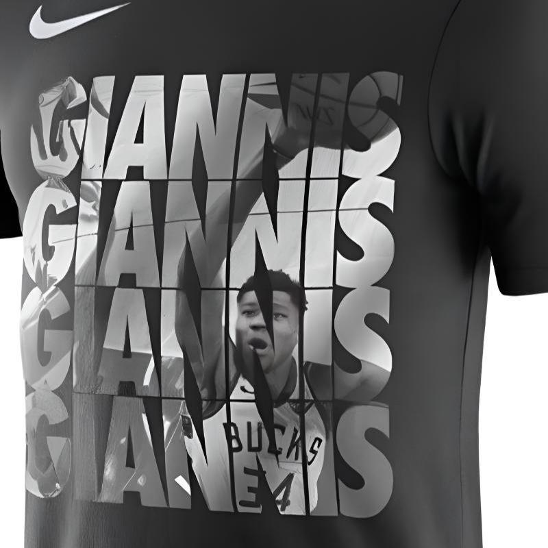 Nike T Shirt Stag Team Men's Black BV8521-011