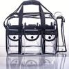 PVC Transparent Cosmetic Bag Waterproof Large Capacity Travel Organizer Multifunctional Beach Swimming Storage Shoulder Tote