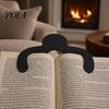 Little Man Bookmark 3D Printed Bookmark, Hands Free Reading Design, Creative Book Page Textbooks Holder Clip, Securely Fun Accessory, for Students