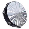 Tambourine Double Row 8in Percussion Jingles Hand Instrument for Party Performance