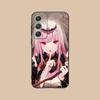 Holo Mori Calliope Matte Mobile Phone Case for Samsung Galaxy S26 S25 S24 S23 S22 S21 S20 Note20 Plus FE Ultra Colorful Cover