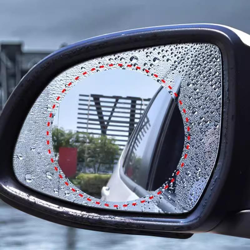 

Автомобильная пленка для зеркала заднего вида, непромокаемая прозрачная пленка для бокового окна, 2 шт., противотуманная защитная пленка для оконного зеркала, наклейка, автомобильные аксессуары