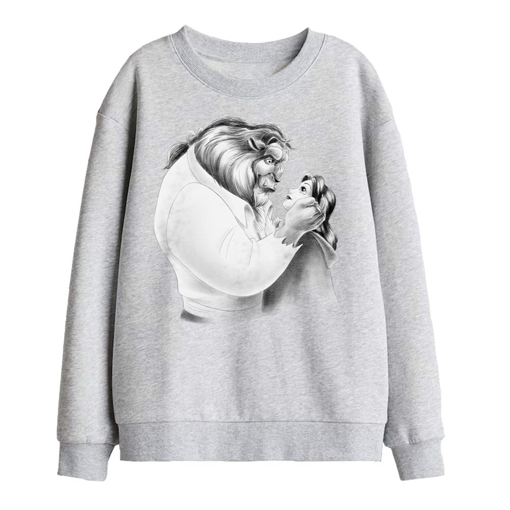 Beauty And The Beast Childrens/Kids Belle Beast Sketch Sweatshirt