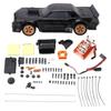 EX‑07 1 7 RC Car Frame Kit with Wheels Aluminum Alloy DIY Remote Control Car Chassis Frame Model Accessory