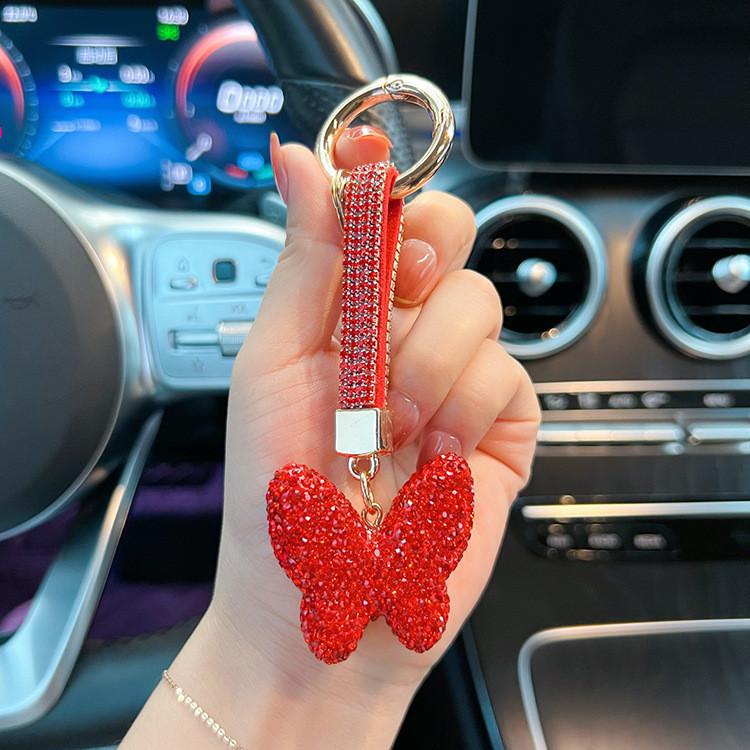 Elegantní Jednoduchá Kovová Klíčenka Pro Ženy Stylový Doplněk Pro Tašky Peněženky Nebo
