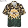 Cute Bear 3D Print Hawaiian Beach Shirts Men Women Casual Fashion Streetwear Short Sleeve Shirt Blouse Harajuku Man Clothing