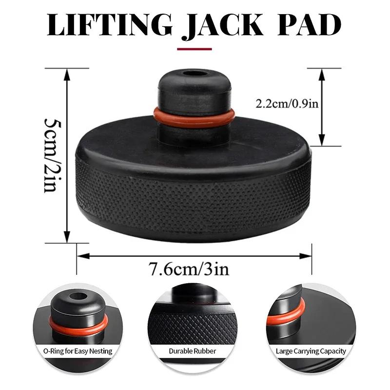 Wagenheberaufnahme für Tesla Model 3/Y/S/X/3+ Model Y Juniper 2025 Gummi-Heber Jack Pad Adapter Werkzeug Auto Reifenreparaturwerkzeuge Zubehör