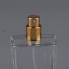 Square Glass Empty Refillable Replacement Perfume or Bottle with Spray Applicator & Cap
