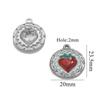 2 Pcs 304 Stainless Steel Charms Enamel Lotus Flowers Starfish Birds Sun Pendants For Diy Necklace Bracelet Jewelry Making