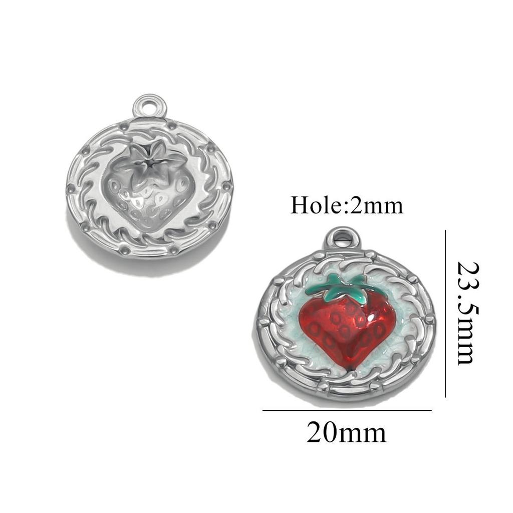 2 Pcs 304 Stainless Steel Charms Enamel Lotus Flowers Starfish Birds Sun Pendants For Diy Necklace Bracelet Jewelry Making