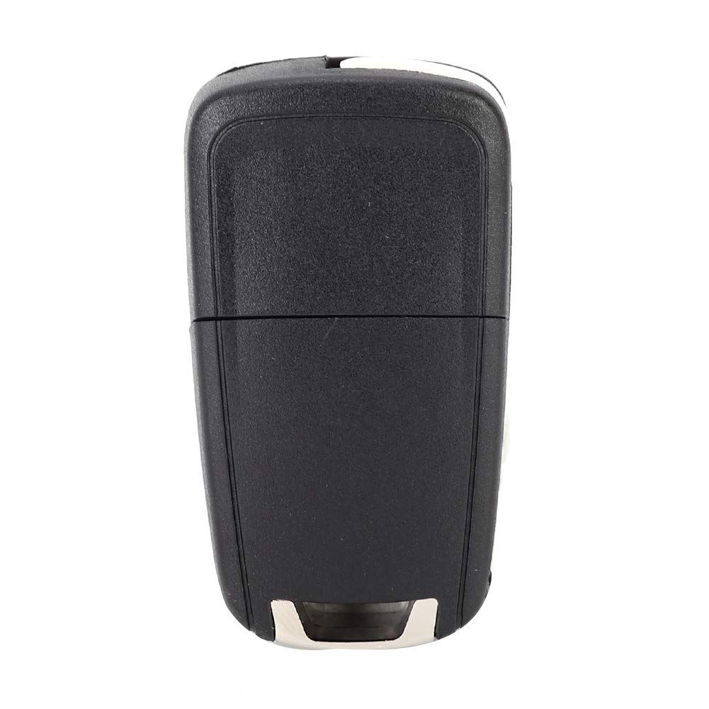 Qiilu Car Key Shell 5 Button Flip Key Fob Case Shell Cover Replacement for Camaro 2010-2013