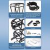 Heavy Duty Steel Bicycle Parking Rack Mountain Bike Cargo Rack Cycling Luggage Carrier Bike Repair Stand Accessory