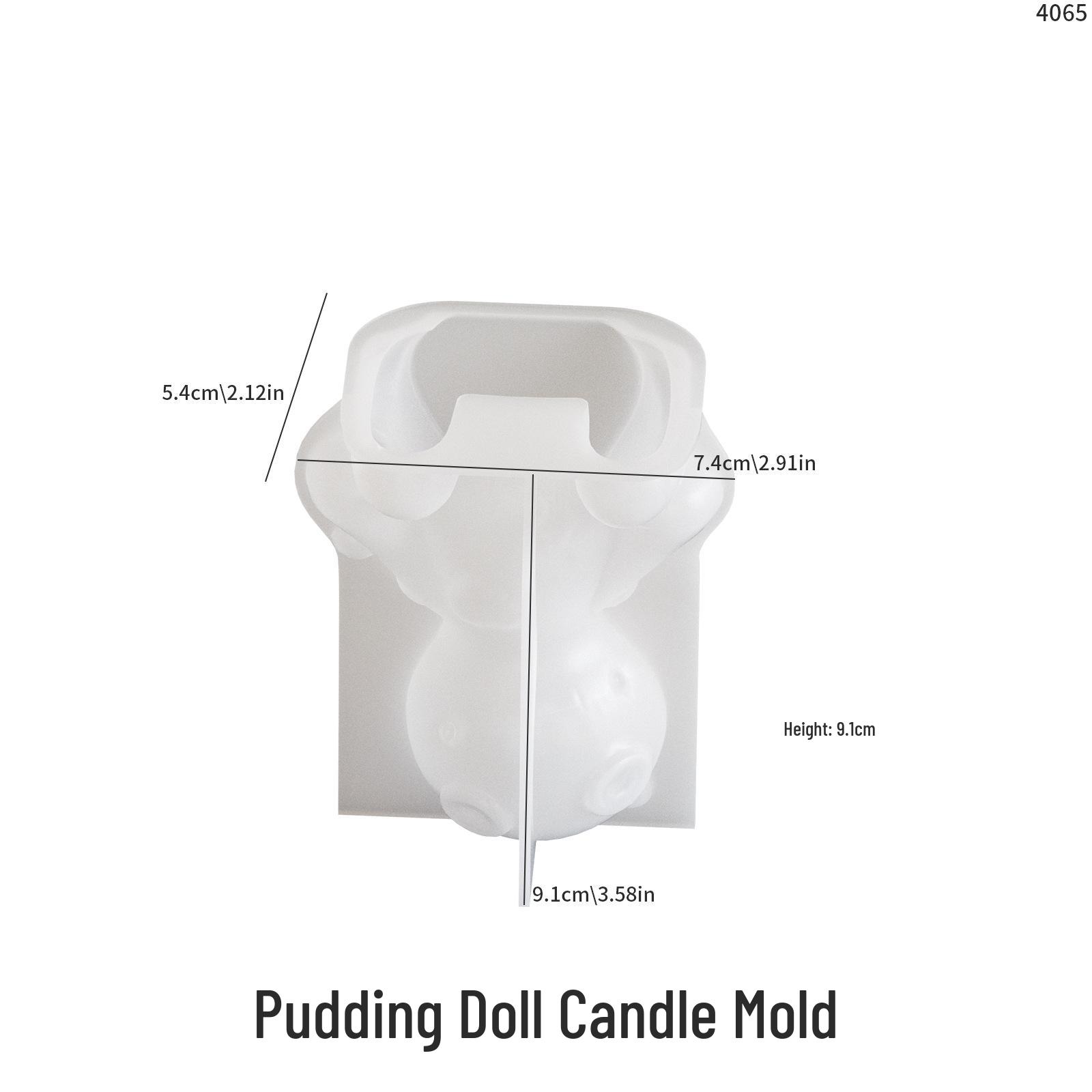 Poppy DIY 3D Resin Silicone Mold for Patch Doll, Plaster, Candle & Ornament Crafting.