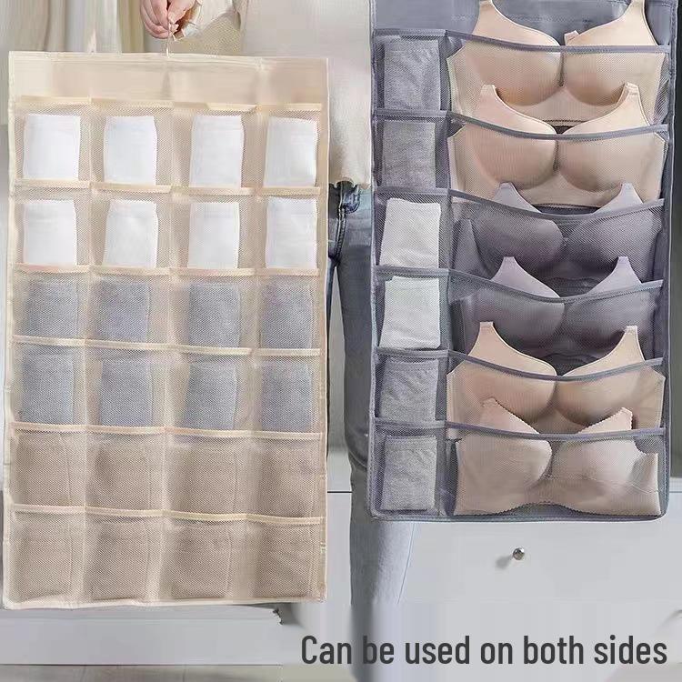 Double-Sided Hanging Bra & Underwear Organizer