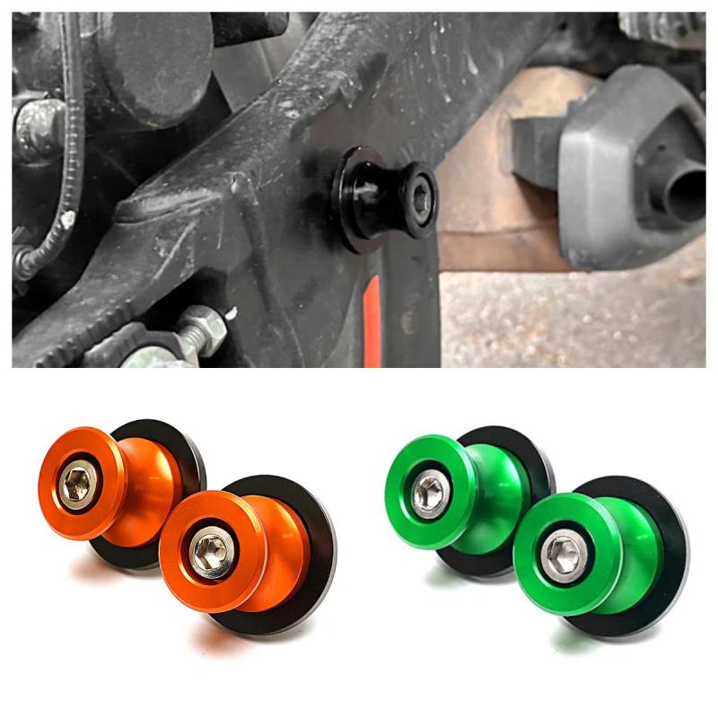For KT M duke390 DUKE 125 200 250 390 690 790 890 990 RC 2018+ Accessorie Motorcycle Swingarm Spools Rear Stand Screws Sliders
