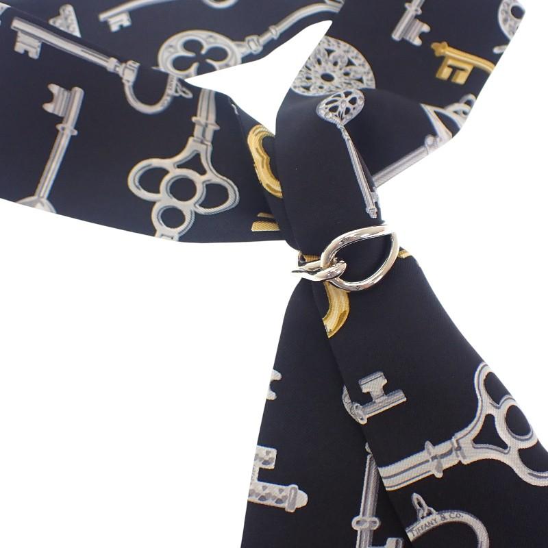 HERMES   Schalring Silbermetall Damen