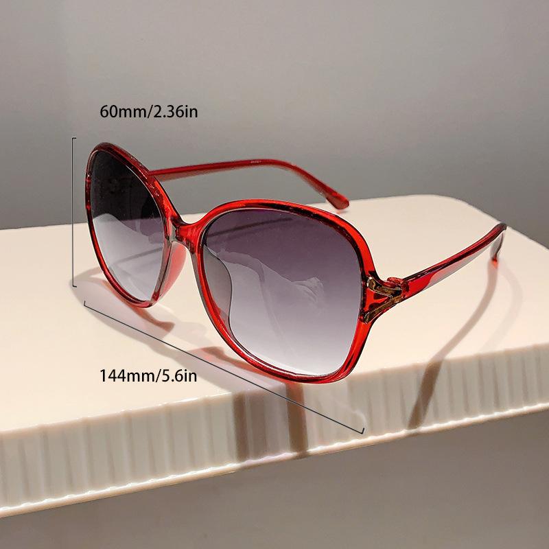 Gafas de Sol de Moda Azules Decoradas Marca Original para Conducir Playa Diseño Cuadrado Moda Gafas de Sol para Mujer