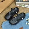 Ballet Style EVA Croc Shoes For Women Summer Baotou Outer Wear Soft Sole Anti-Slip Sandals Versatile Trendy Shoes