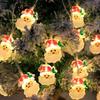 3m 20Led Christmas Light String Creative Christmas Decor Lamp Santa Claus LED Light  Bar