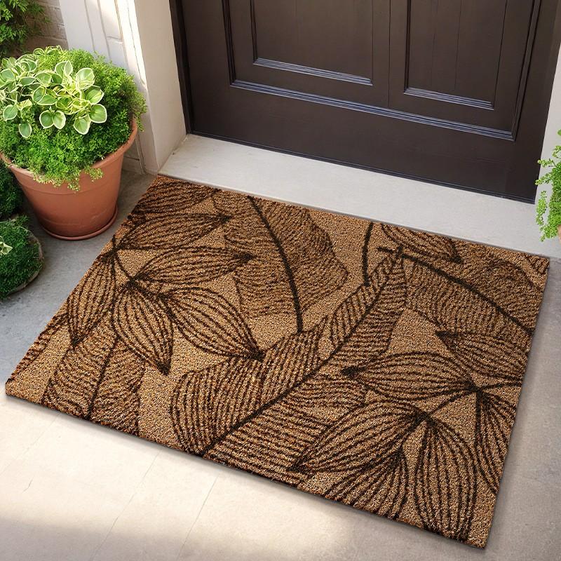 2026  Coconut Palm Wear-resistant Dust Removal and Mud Scraping Floor Mat, Entrance Door Mat, Household Anti-skid Door Floor Mat
