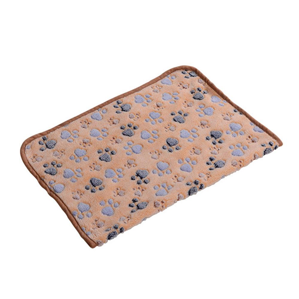 Soft and Fluffy Light Thin Pet Blanket Cute Cartoon Pattern Dog Bed Mat Warm and Comfortable Bed Blanket for Cats Pet Supplies