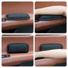 1pcs Car Suede Leather Knees Pads Interior Knees Cushion Relax Elastic Cushions Memory Foam Thigh Supporting Accessories