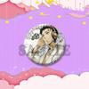 Kurisu Makise Mayuri Shiina Rintaro Okabe Cartoon Round Badge Anime Steins Gate Brooch Clothing Backpack Accessories Lapel Pins