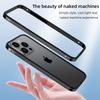 Hybrid Silicone Frame Aluminum Metal Phone Case For iPhone 17 16 15 14 13 12 Pro Max Better Heat Bumper