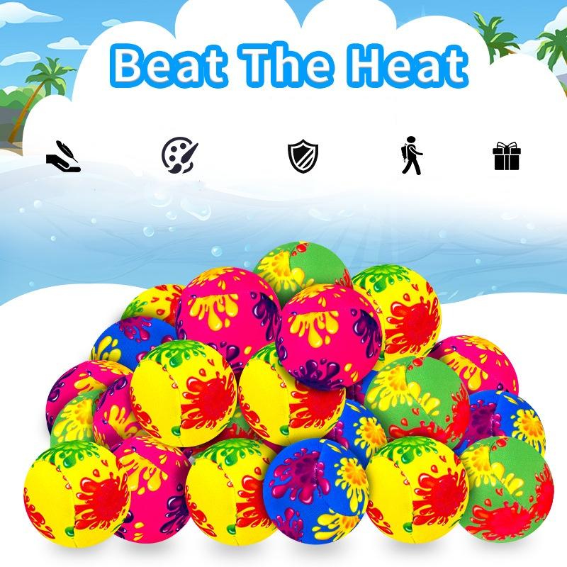 Jouets 5CM Boules en Tissu Absorbant l'Eau Réutilisables Été Eau Plage Piscines Fêtes Cadeaux Présents Combat d'Eau pour Adultes
