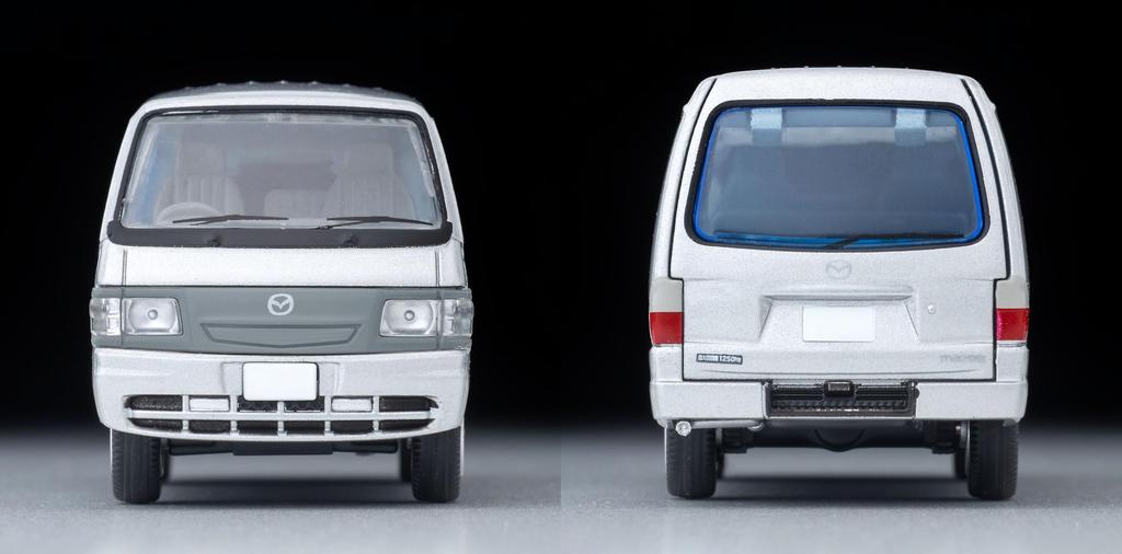 Tomytec Metal Tomica Limited Vintage Neo Scale Mazda Bongo Brawny 2004 Finished Product (TOMYTEC) 1/64 LV-N310a Van, Low-Floor, 5-Door, GL, Silver,