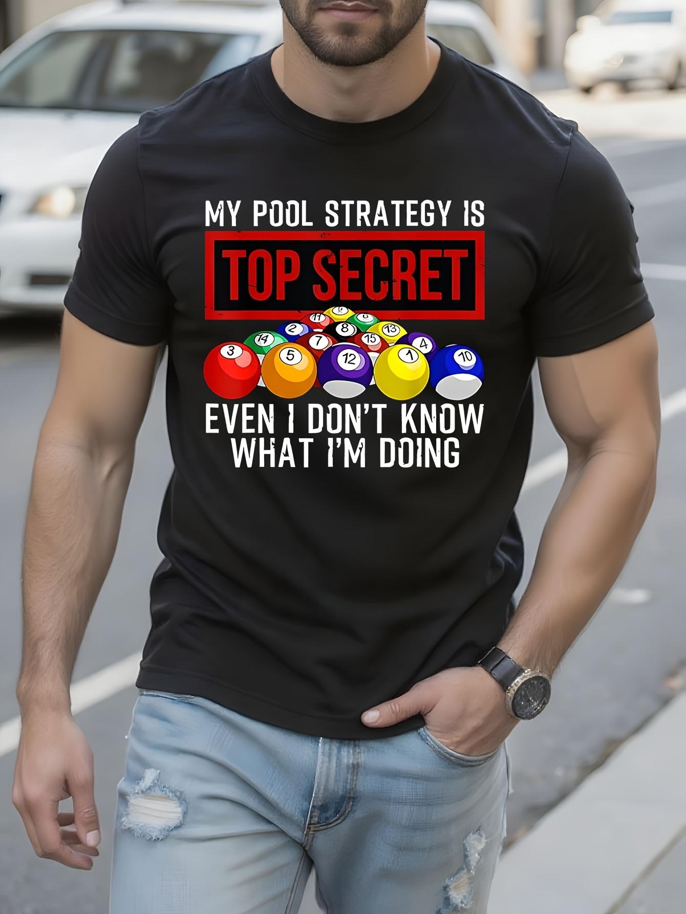 Billiards Graphic Tshirt Graphic Tshirt - My Pool Strateg... XL