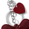 Exquisite Temperament Red Heart Bow Charms Keychain Versatile Phone Pendant  Backpack Hanging Ornament Accessories Gifts
