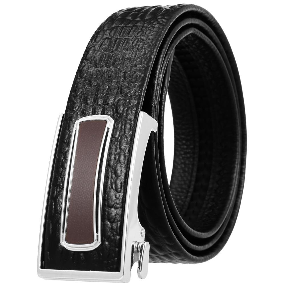 Ceinture tendance en cuir de vachette pleine fleur, boucle intérieure ceinture homme Ly36-23018-5