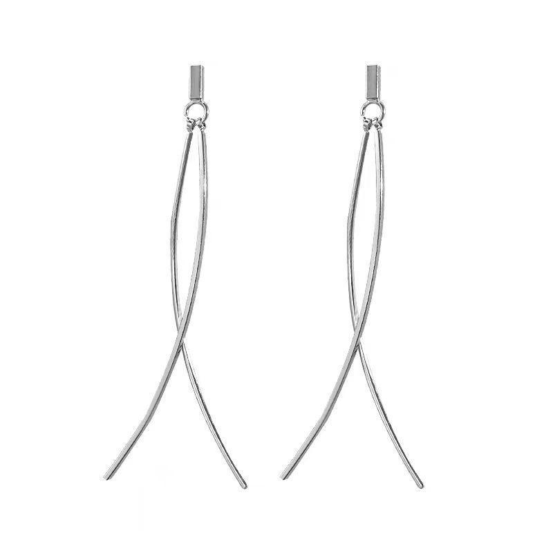 Minimalist Cross Tassel Earrings: 2025 Trendy High-End Design for Women