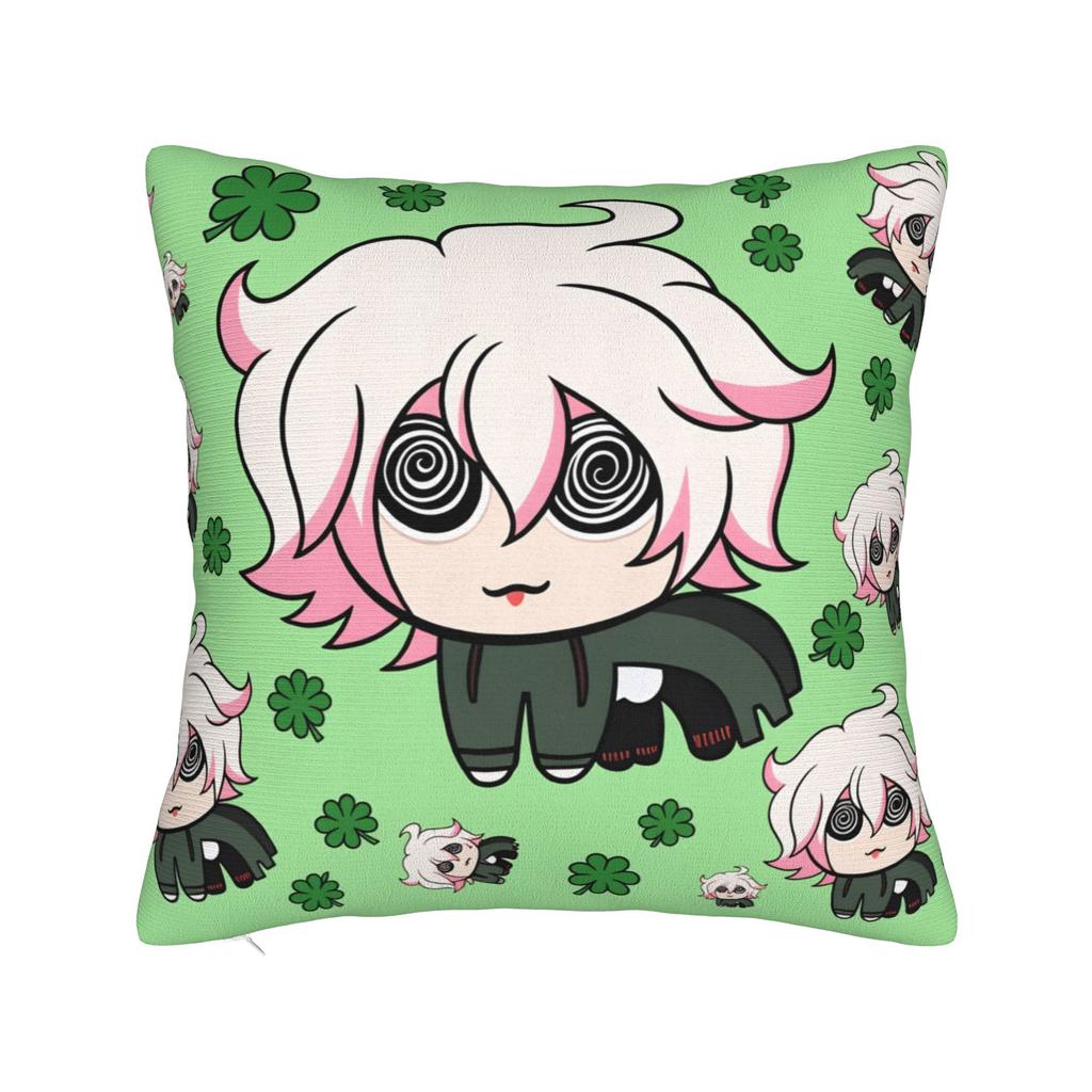 Anime Nagito Komaeda Kissenbezug Design Kissenhülle Für Stuhl Sofa Heimdekoration Lustige Kissenbezüge