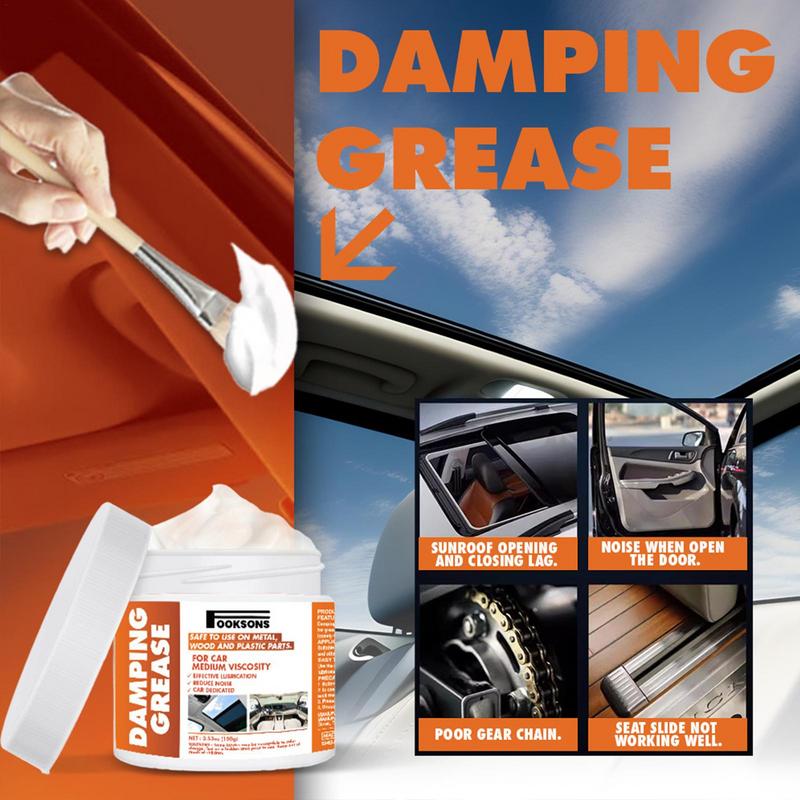 Damping Grease All Purpose Grease 3.53 Oz Waterproof Lubricant High Temp Grease Wheel Bearing Grease For Semi Truck Accessories