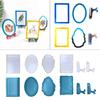 DIY Retro Picture Frame Resin Mold Relief Photo Frame Silicone Mold Epoxy Resin Casting Molds for Home Decorations