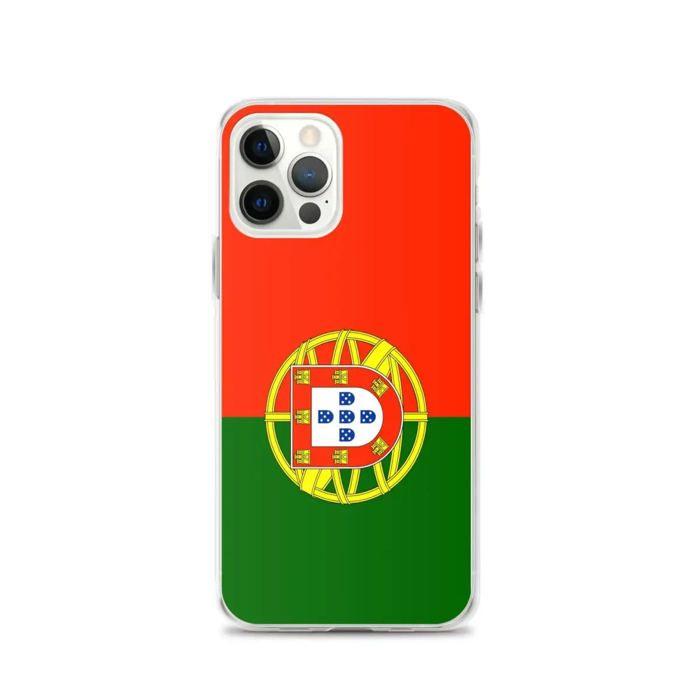 Coque iPhone - Portugal - Drapeau - Souple - Multicolore - Compatible iPhone 12 Pro