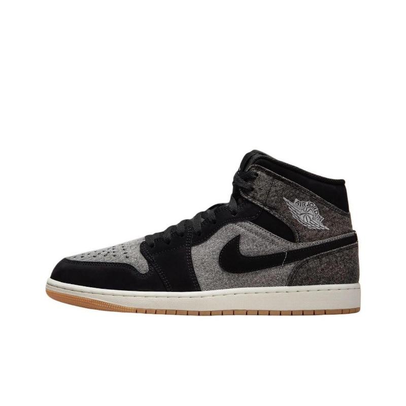Air Jordan 1 Mid Black Denim