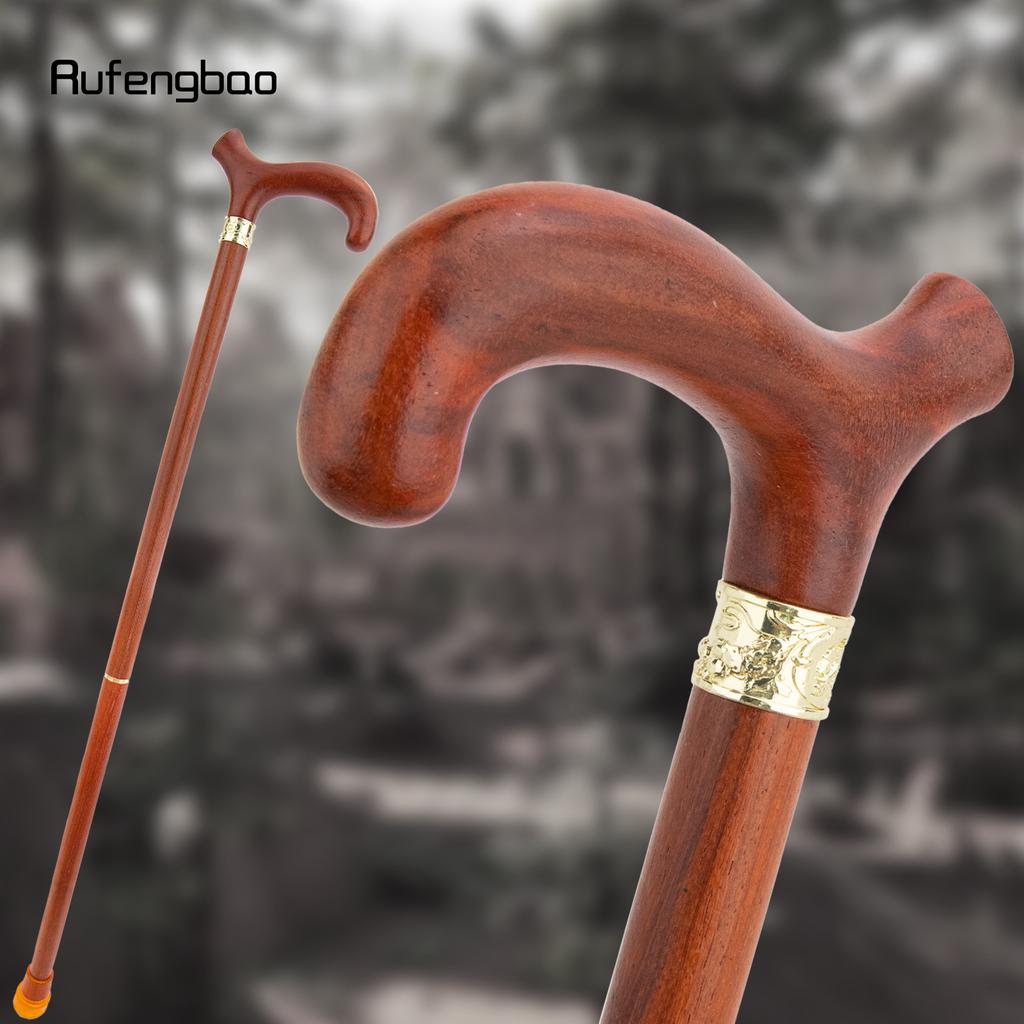 Braun Rot Einfach Holz Mode Stock Dekorativ Vampir Cosplay Party Holz Gehstock Halloween Keule Zauberstab Hirtenstab 92cm