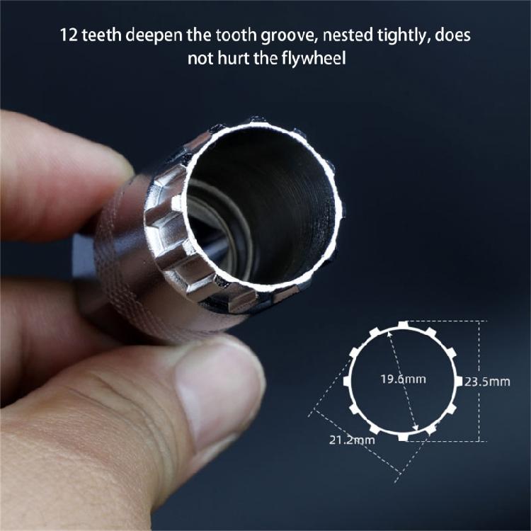 Versatile Cycling Cassettes Removal Tool Cassettes Flywheels Sprocket Remover Professional Cycling Tool