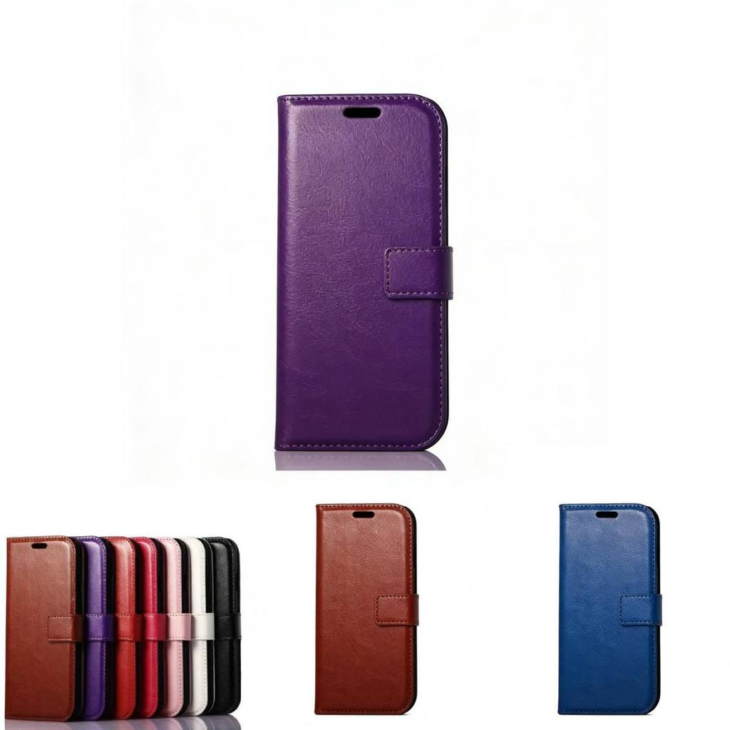 Samsung S18 Flip Wallet Phone Case With Drop Protection And Card Slots For Business Use