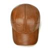 Men Fashion Warm Earlap Caps Male Fall Winter Hats Casual Leather Outdoor Baseball Cap Accessories Creative Gifts