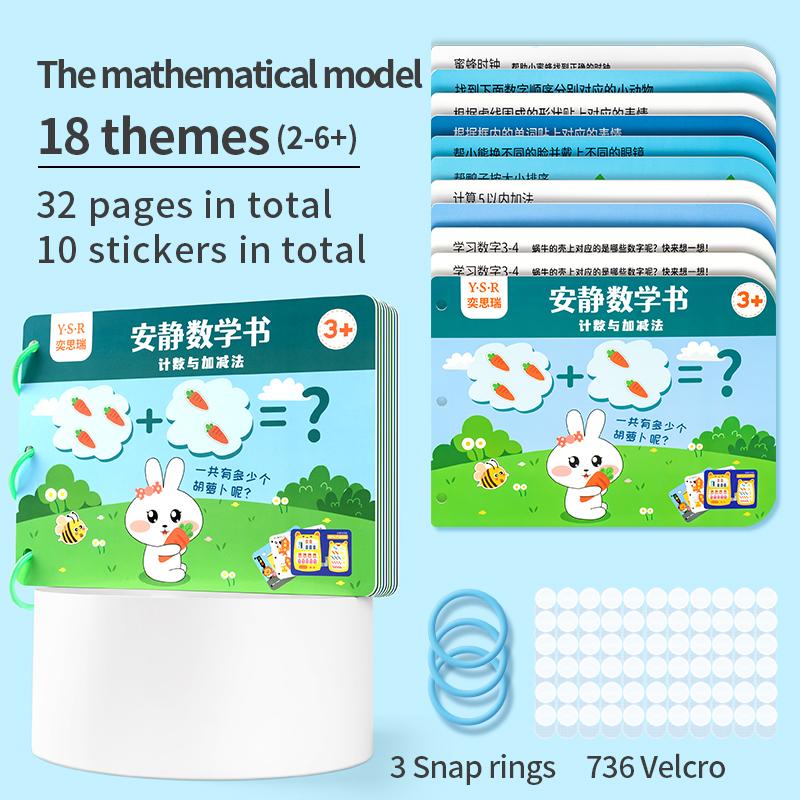 Baby Early Education Tear Book Enlightenment Quiet Book Manual Interactive Children Tear and Paste Book Educational Toys