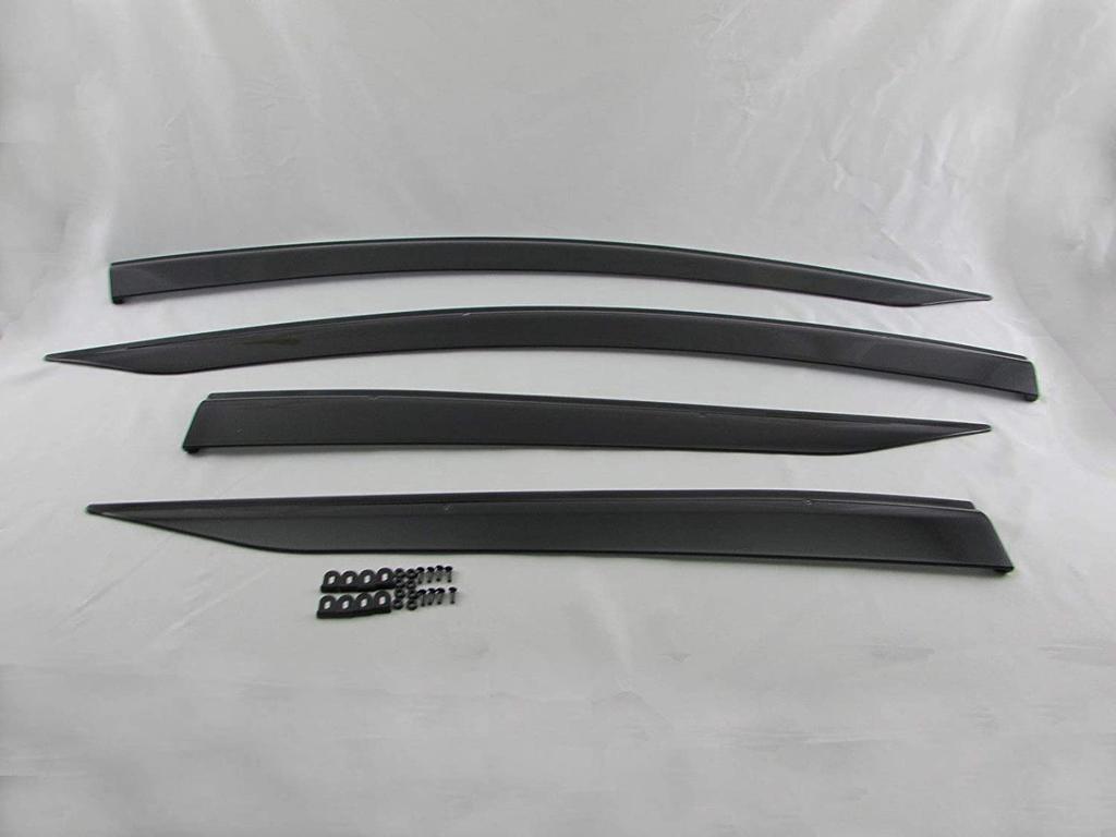 BRIGHTZ Prius 50 51 55 Side Door Visor with Hardware [INJ-V-117] ZVW50 ZVW51 ZVW55 ZVW W50 W51 W55